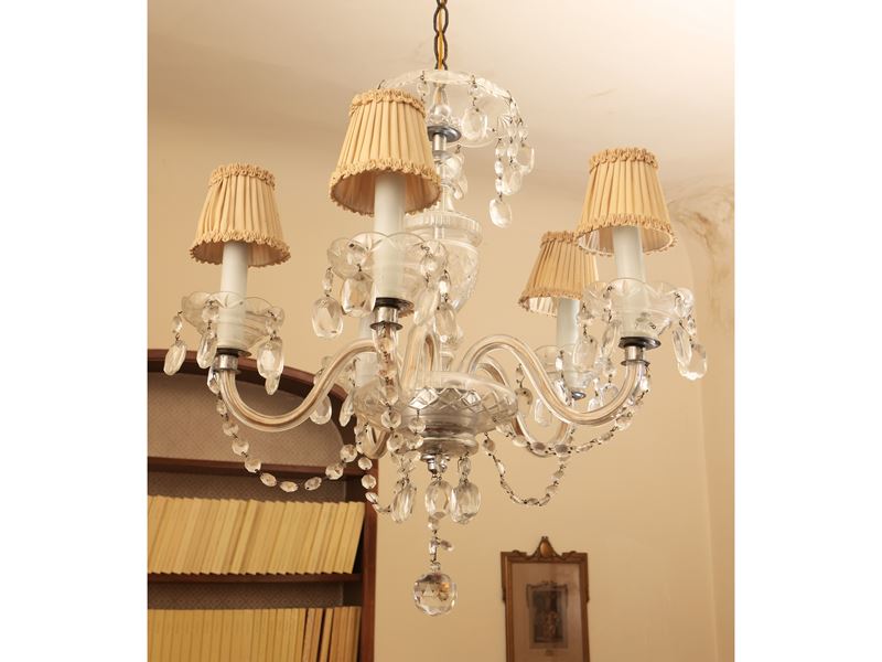 Lampadario in cristallo