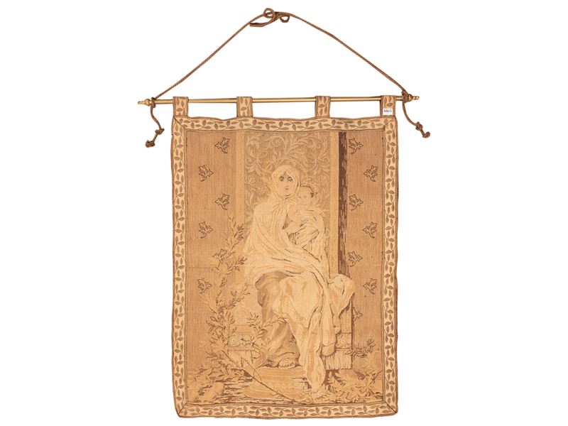 Stendardo devozionale in tessuto