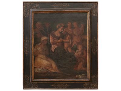 Sacra Famiglia con Sant'elisabetta e San Giovannino