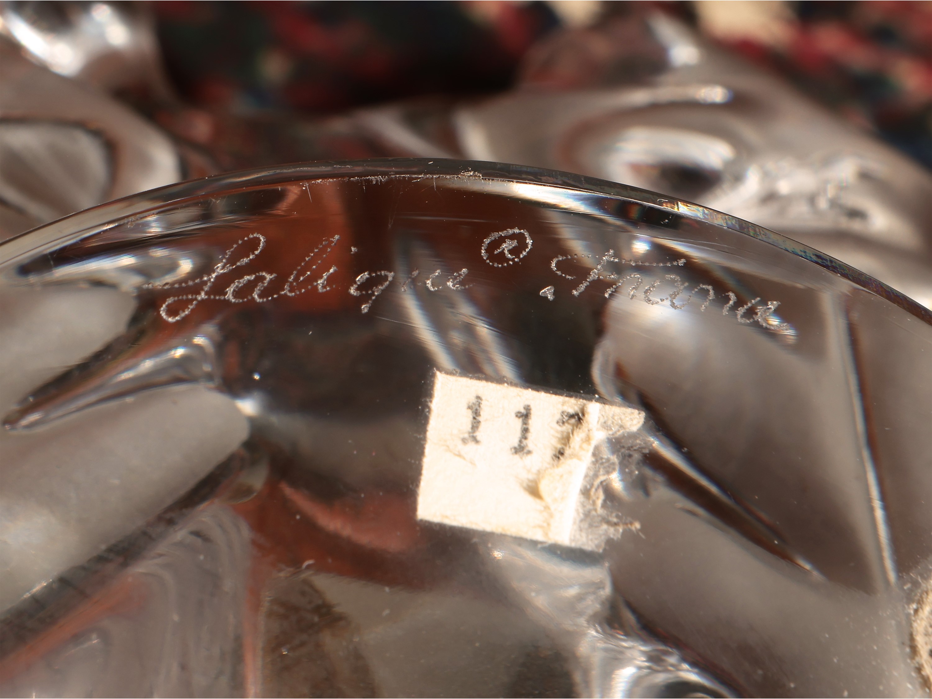 Centrotavola in Cristallo, Champ-elysées, Lalique