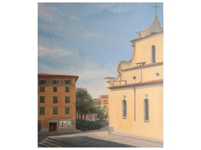 Scorcio della Chiesa di Santo Spirito Vista dalla Casa