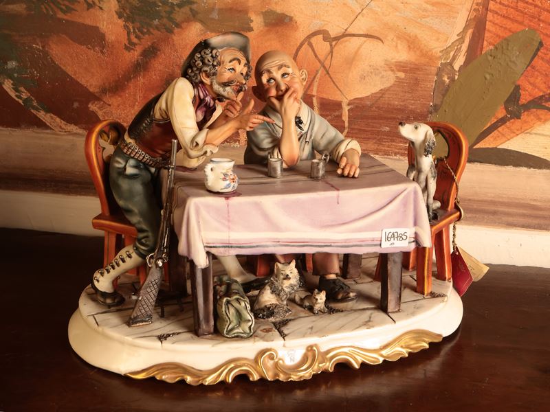 Gruppo in Biscuit Policromo