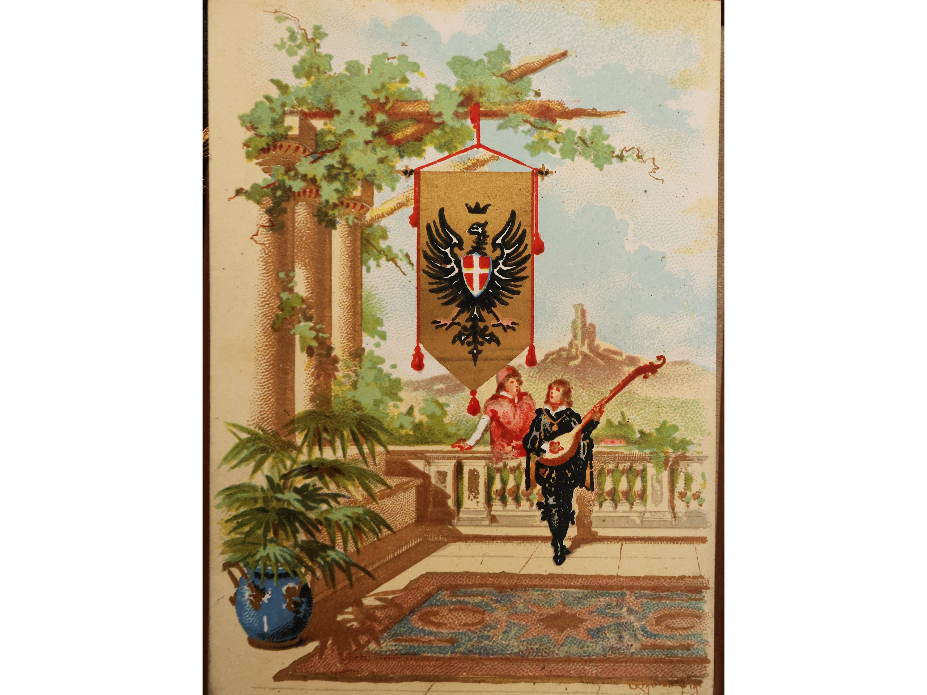 Carnet per il Ballo a Corte Savoia, Roma 8 Febbraio 1886