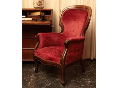 Poltrona in Noce