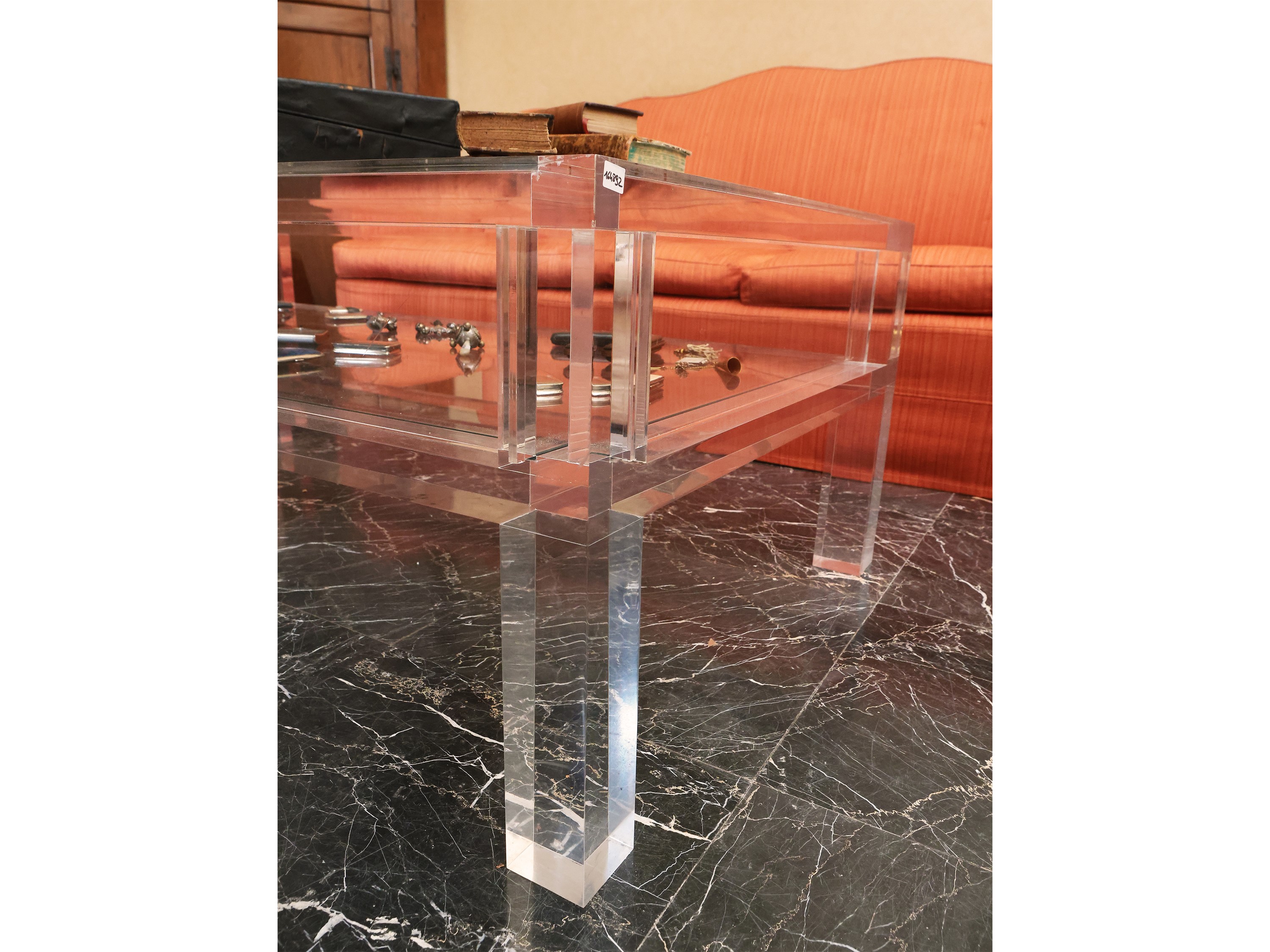 Tavolo Basso da Salotto in Plexiglass