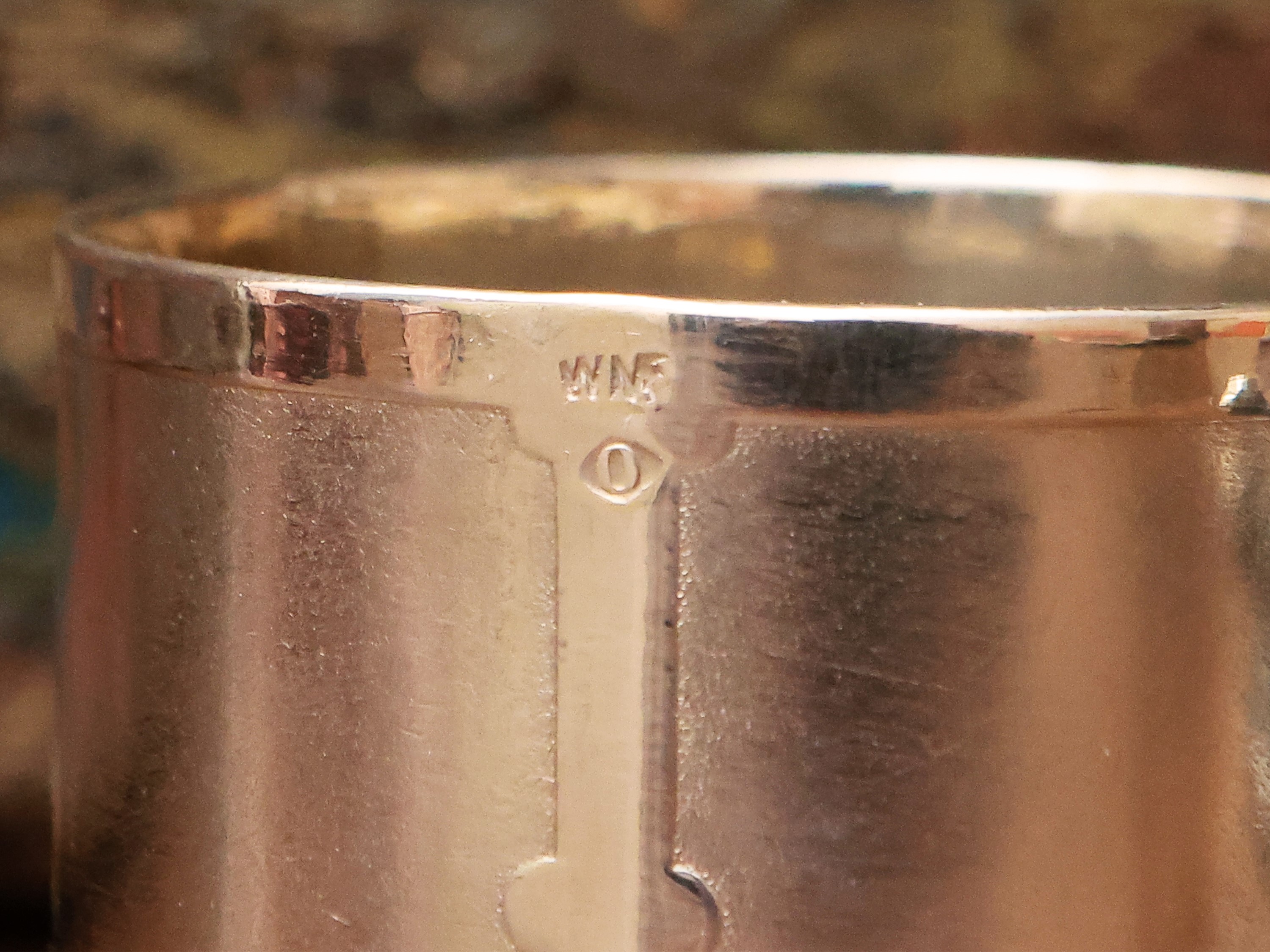 Coppia di Legatovaglioli in Metallo Argentato, Wmf