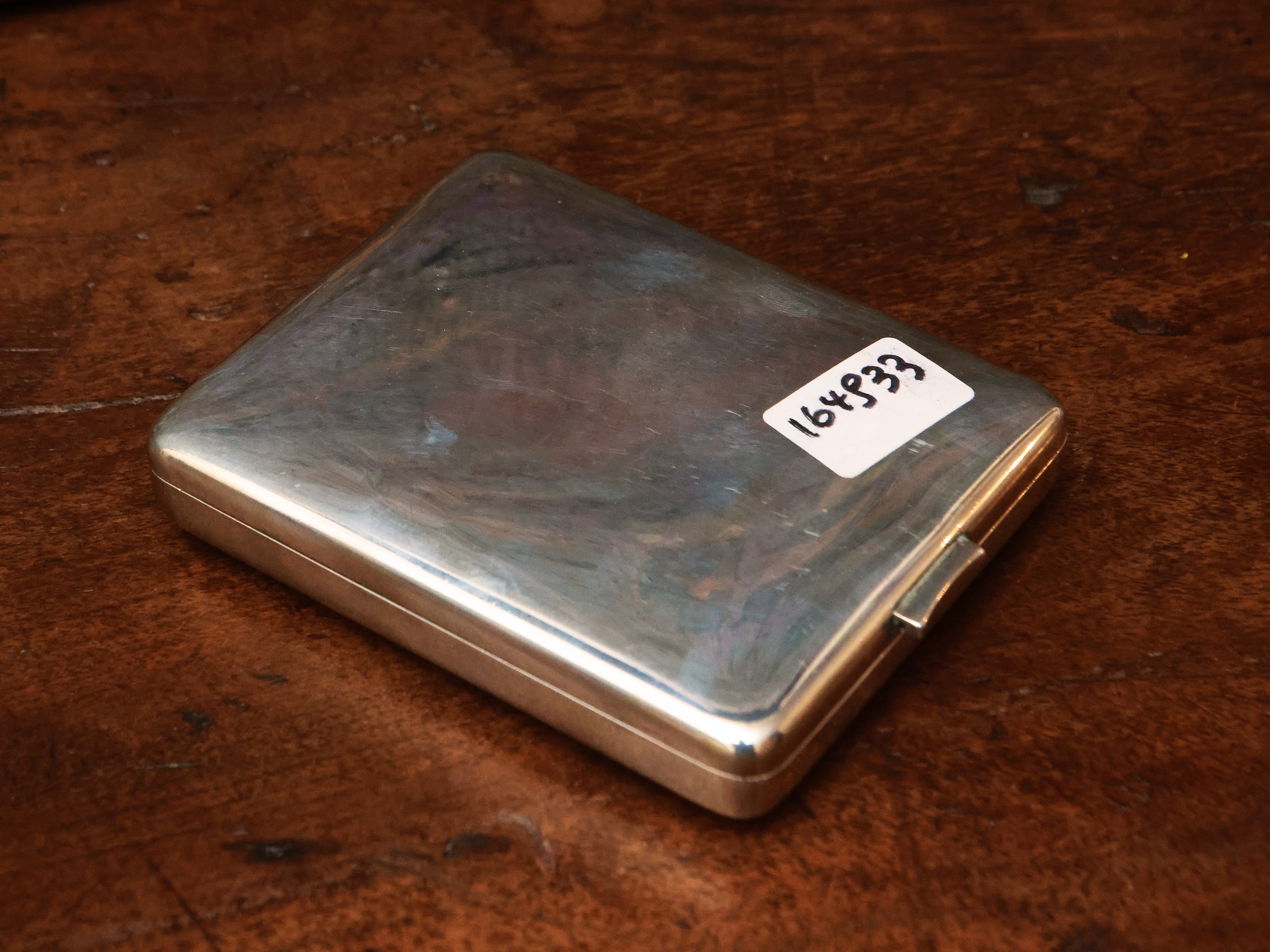 Orologio da tavolo da viaggio in argento 925/1000, Ugo Frilli