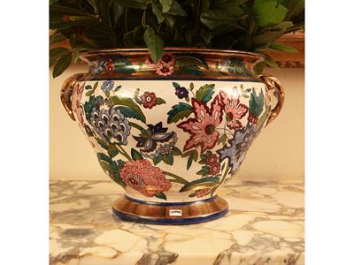 Grande Portavasi in Ceramica, Batignani