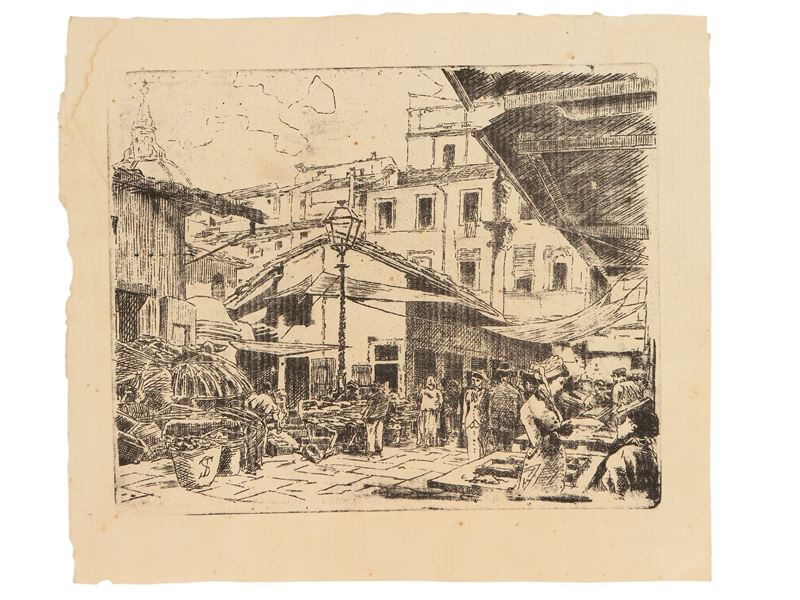 Telemaco Signorini - Antico Mercato Ebraico