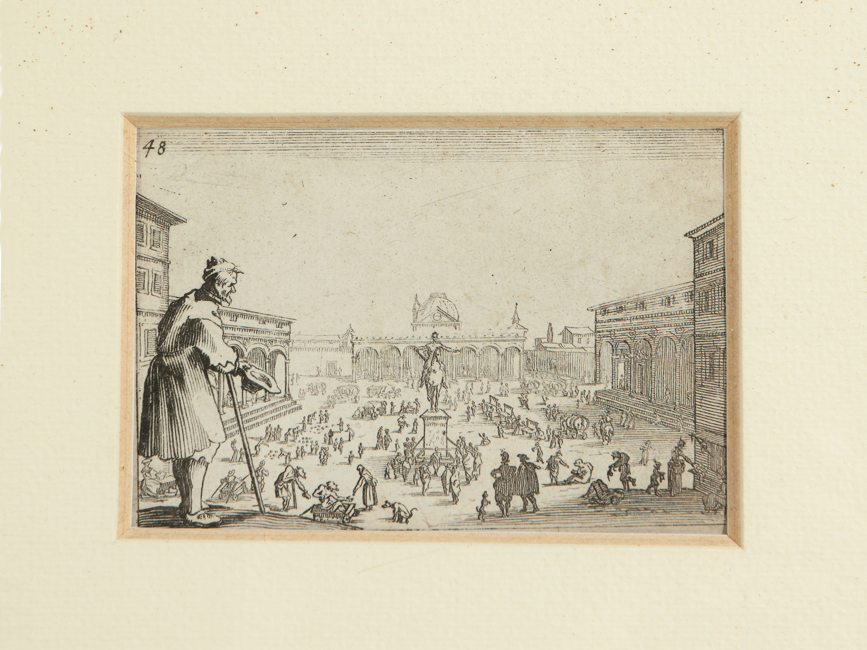 Jacques Callot - Tre incisioni dalla serie 'Capricci'