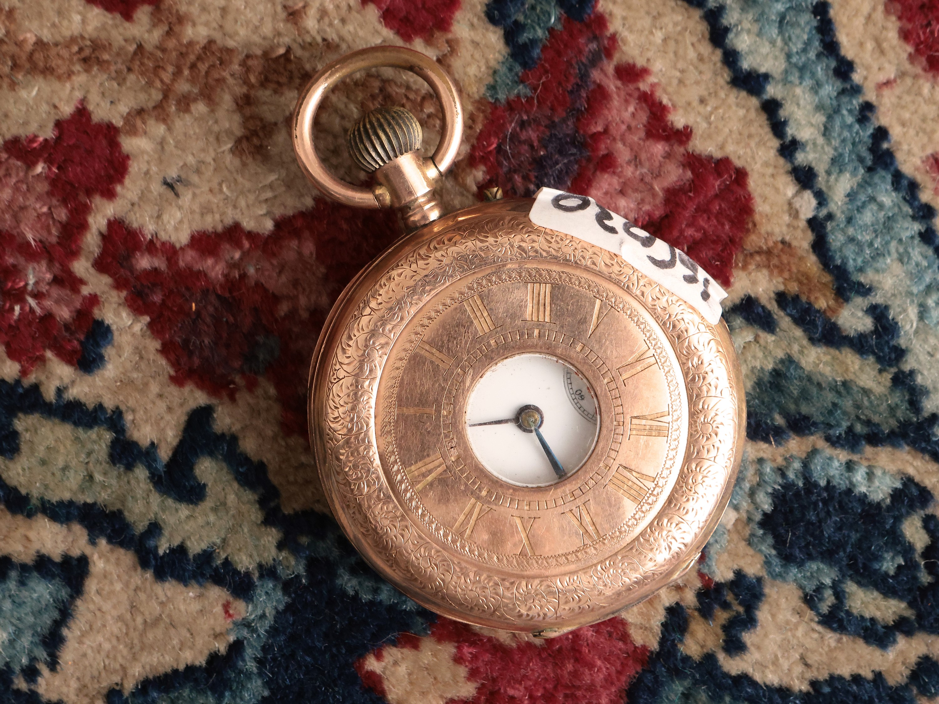 12 Kt gold pocket watch Dubois et Cie Geneve 19th 20th century Auction The House of Pietro Annigoni and Rosa Segreto Maison Bibelot Casa d Aste Firenze Milano