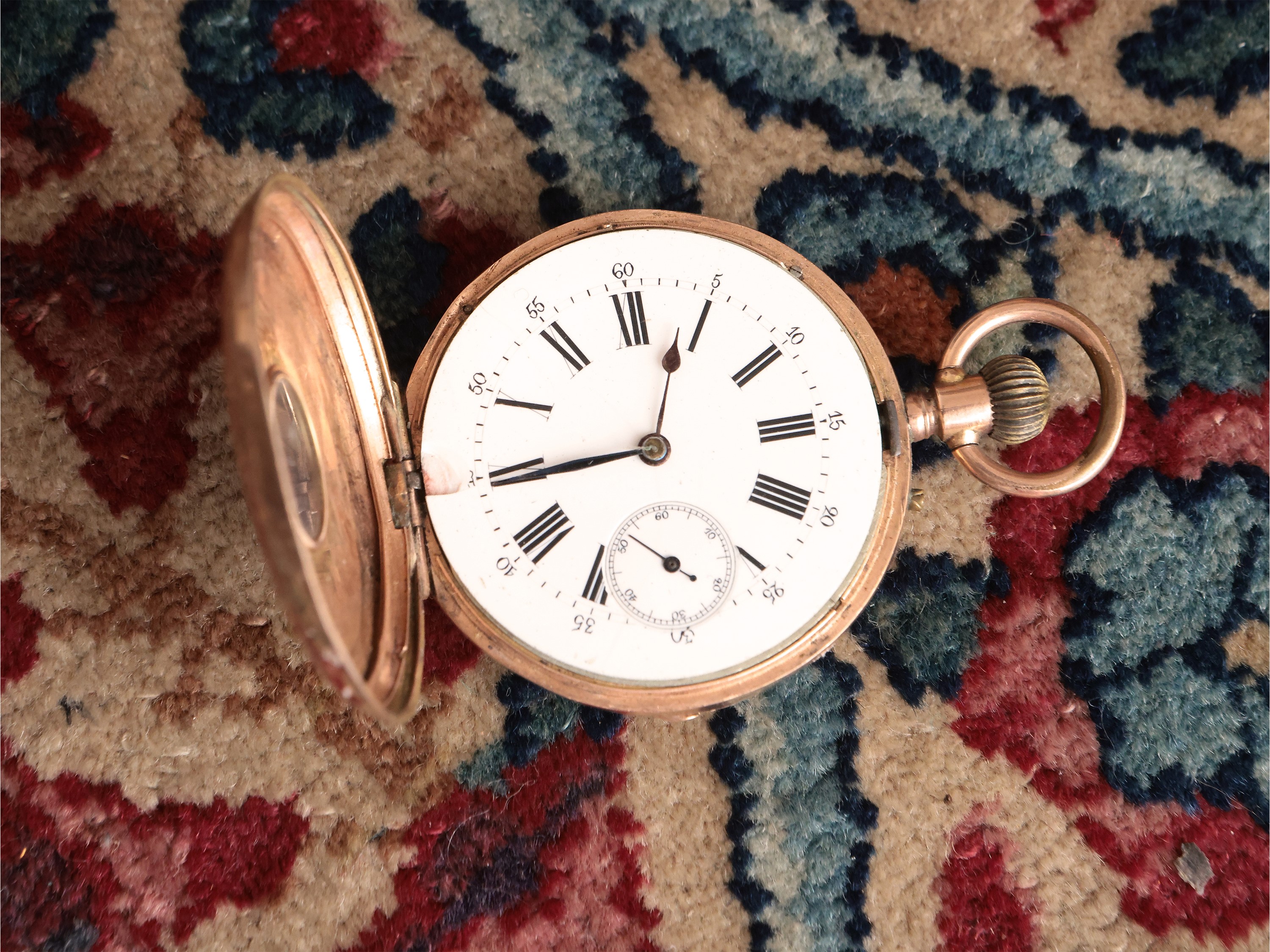 Orologio da tasca in oro a basso titolo, Dubois et Cie, Geneve