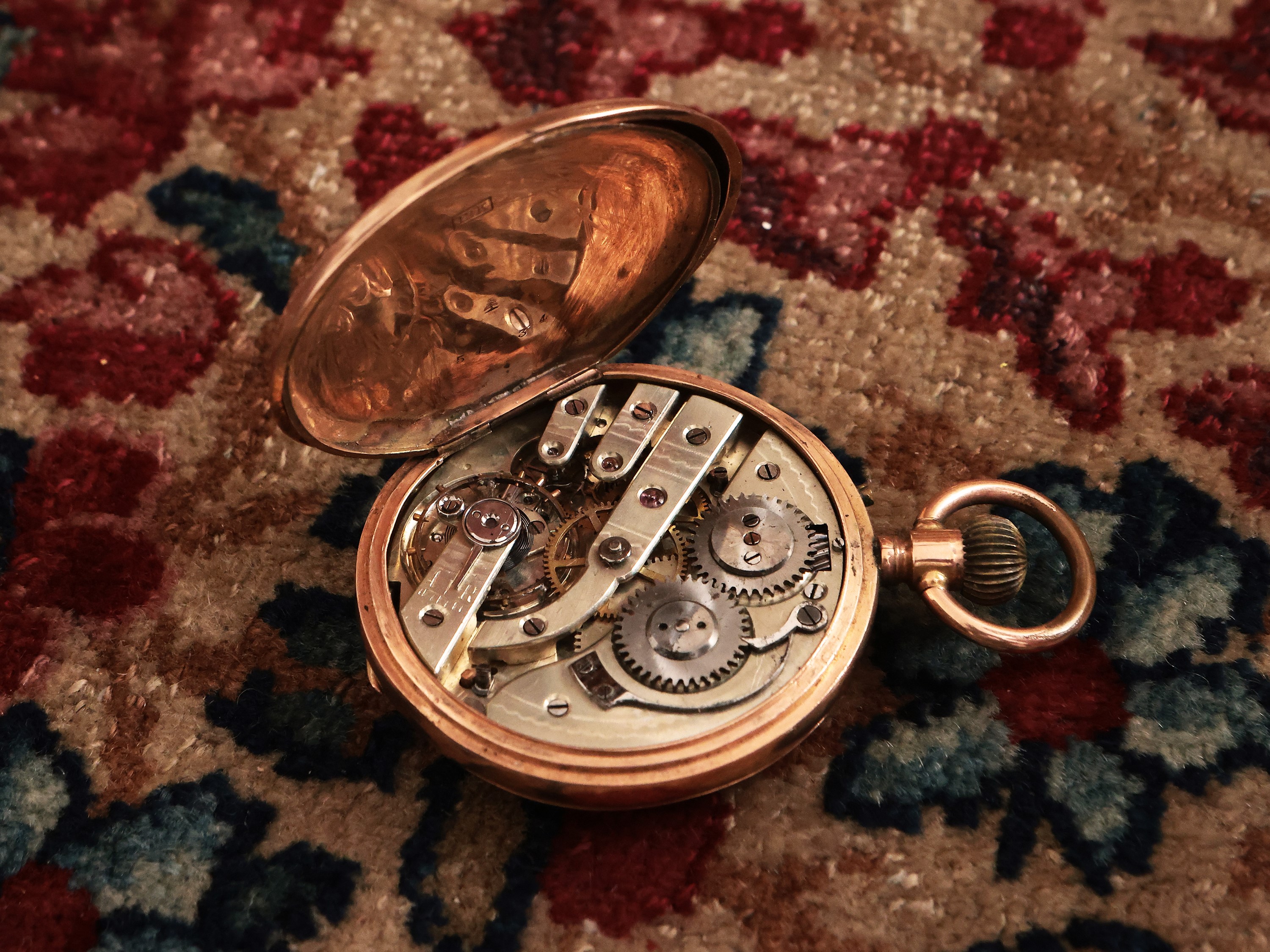 Orologio da tasca in oro 12 Kt, Dubois et Cie, Geneve