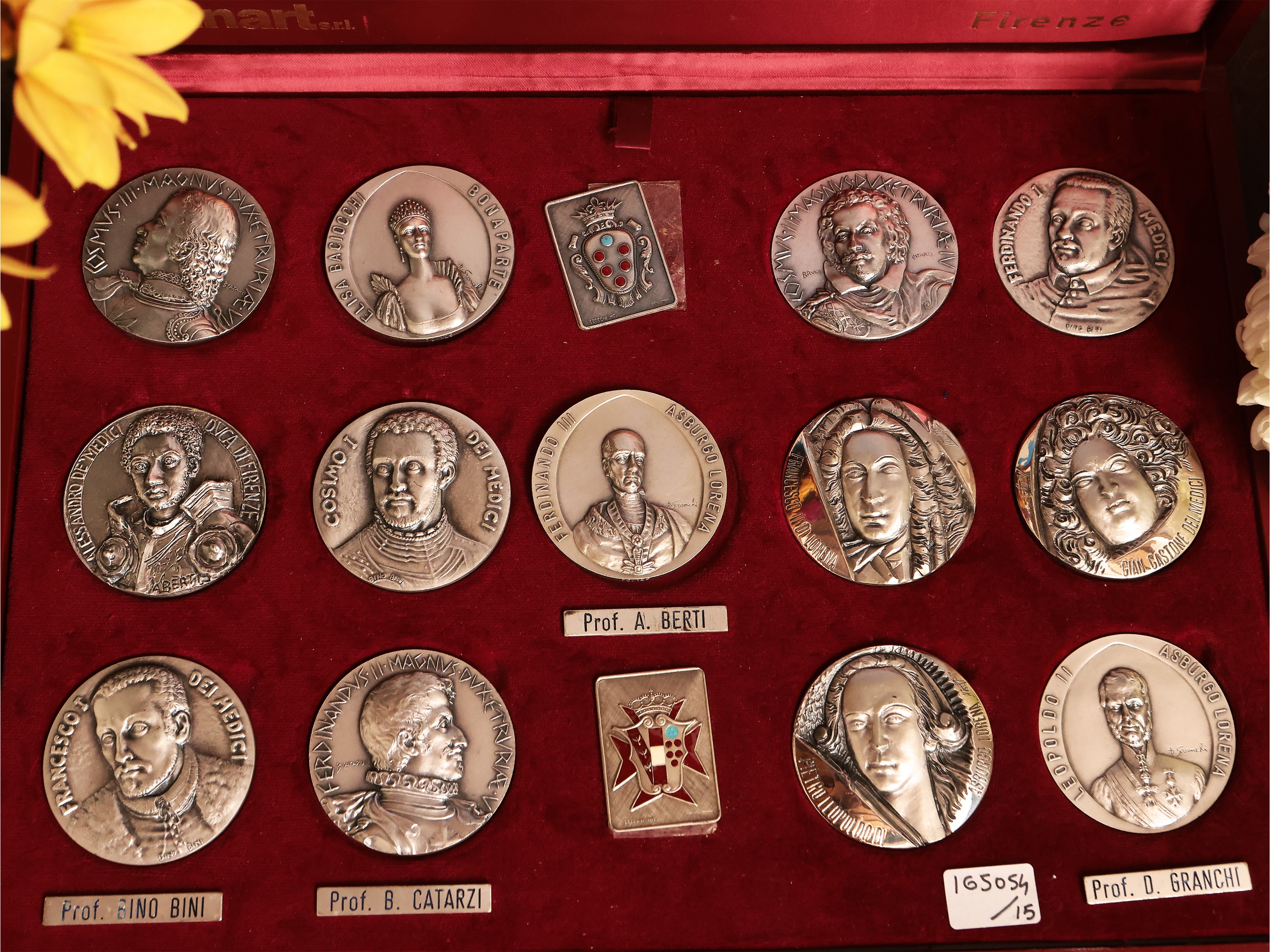 Medaglie dei granduchi di Toscana Medici e Asburgo Lorena, in argento