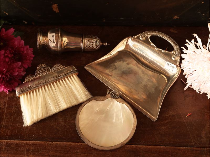 Lotto di accessori da tavola in argento