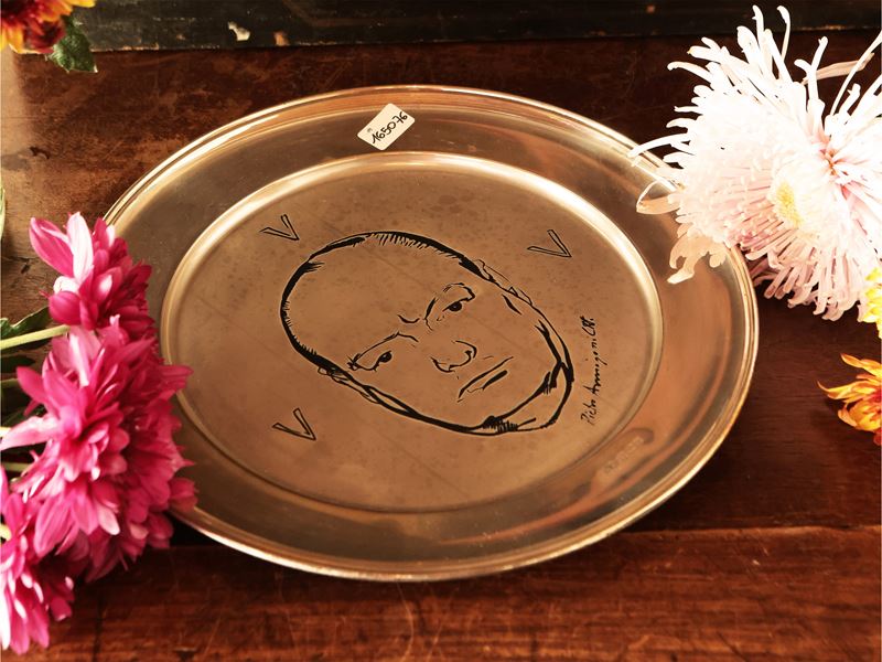 Piatto in argento Winston Churchill