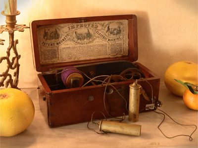 Patent Magneto-electric Machine For Nervous Diseases, Davis & Kidder