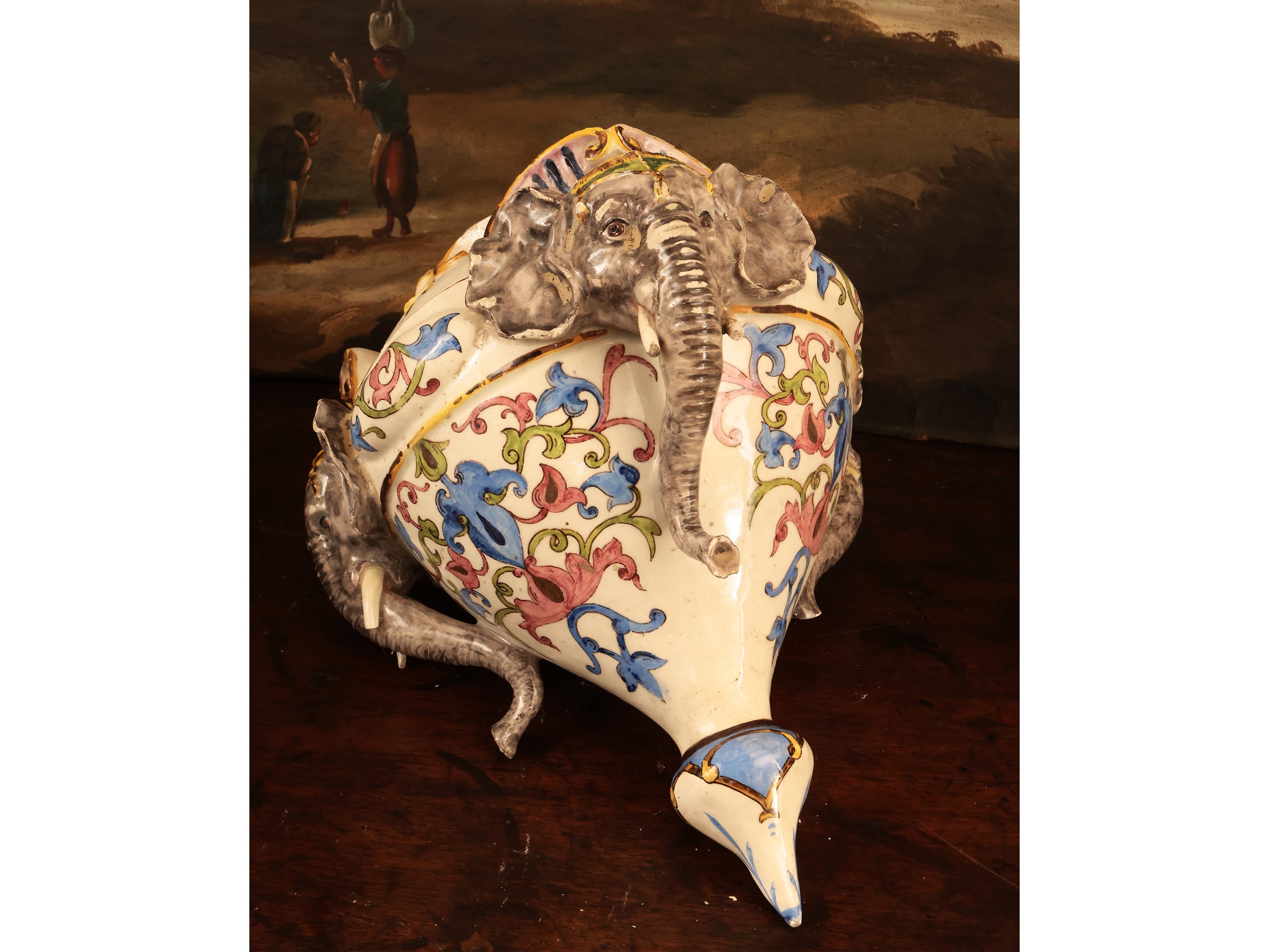 Portavasi pensile in terraglia