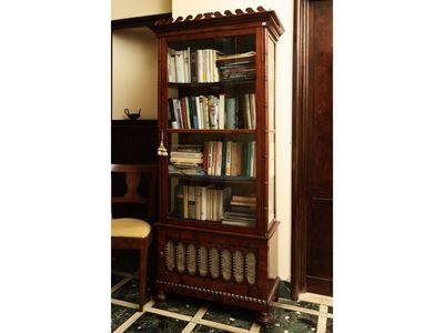 Vetrinetta per Collezioni - Libreria in Mogano