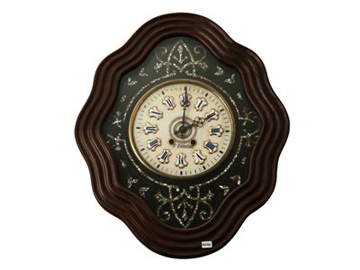 Orologio da Parete in Legno Ebanizzato, S. Sebastian