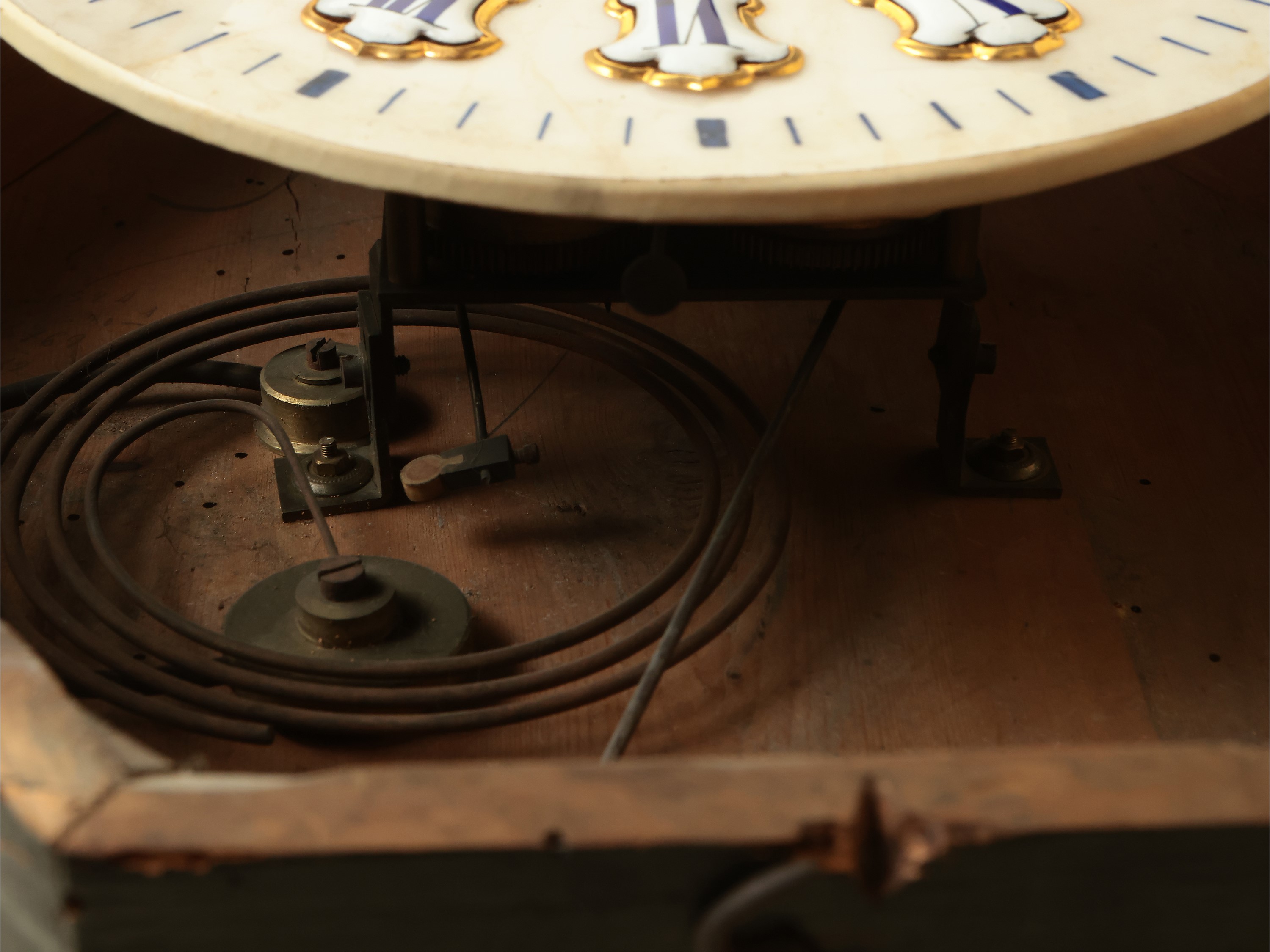 Orologio da Parete in Legno Ebanizzato, S. Sebastian