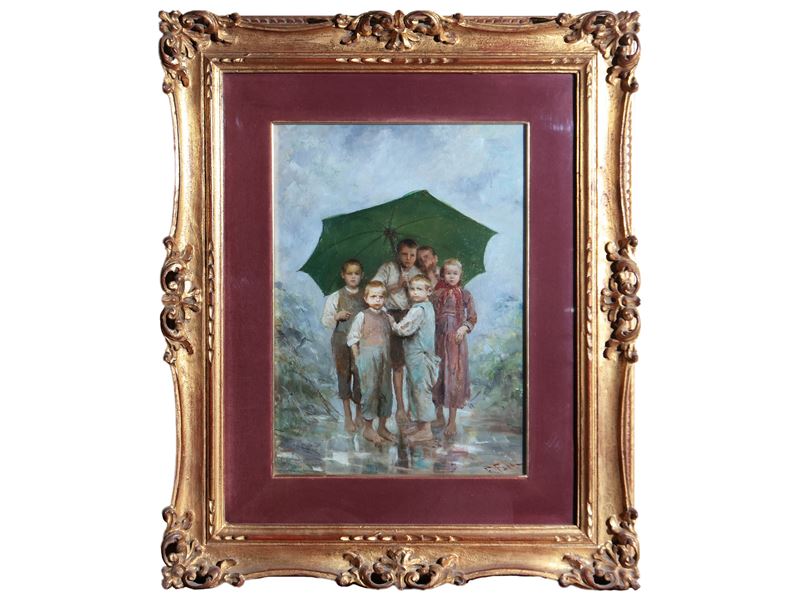 Fabio Fabbi - Bambini Sotto la Pioggia