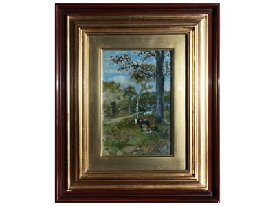 Paesaggio con Armenti al Pascolo