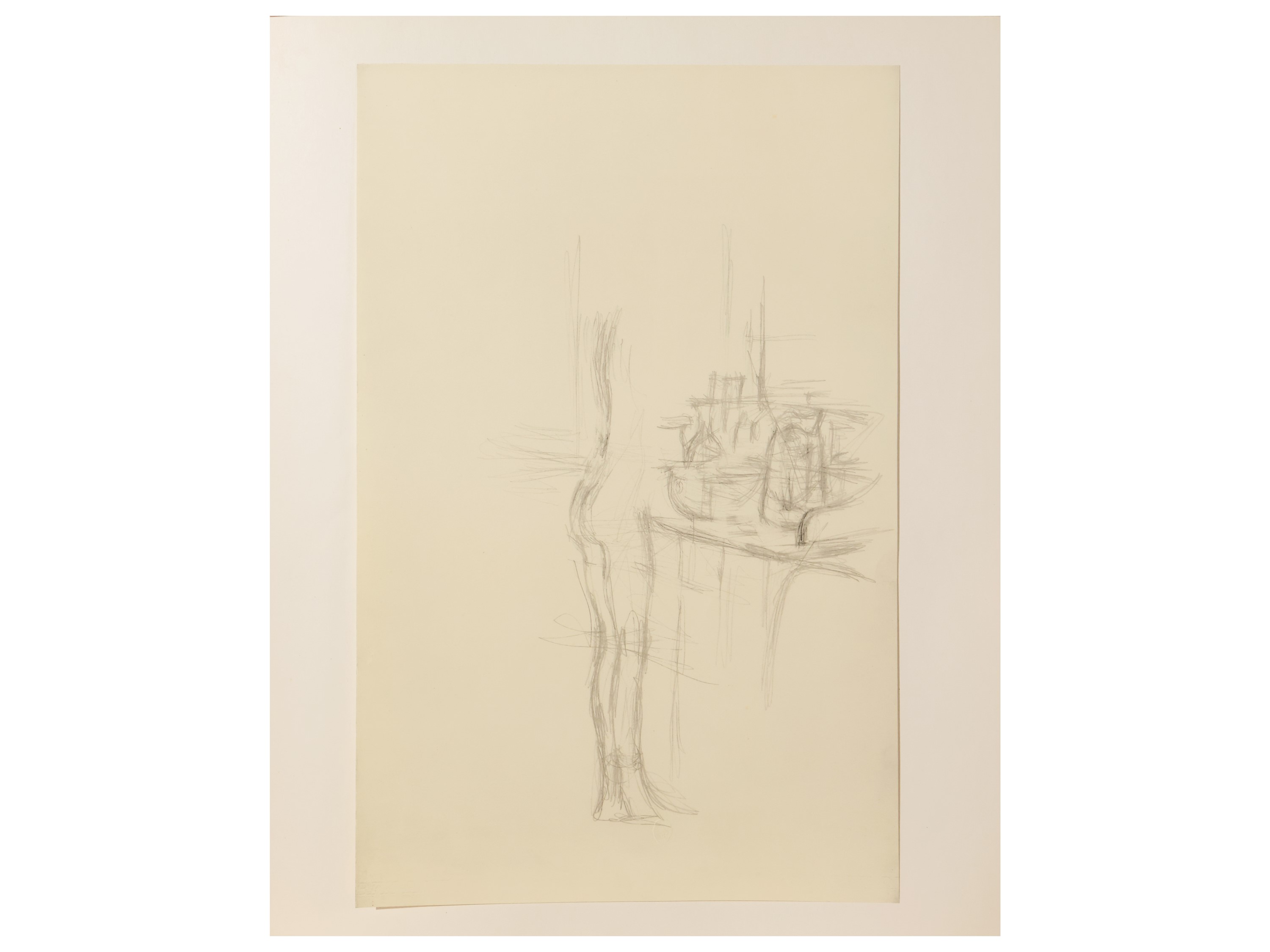 Da: Quarantacinque Disegni di Alberto Giacometti, Giulio Einaudi Editore, Torino, 1963