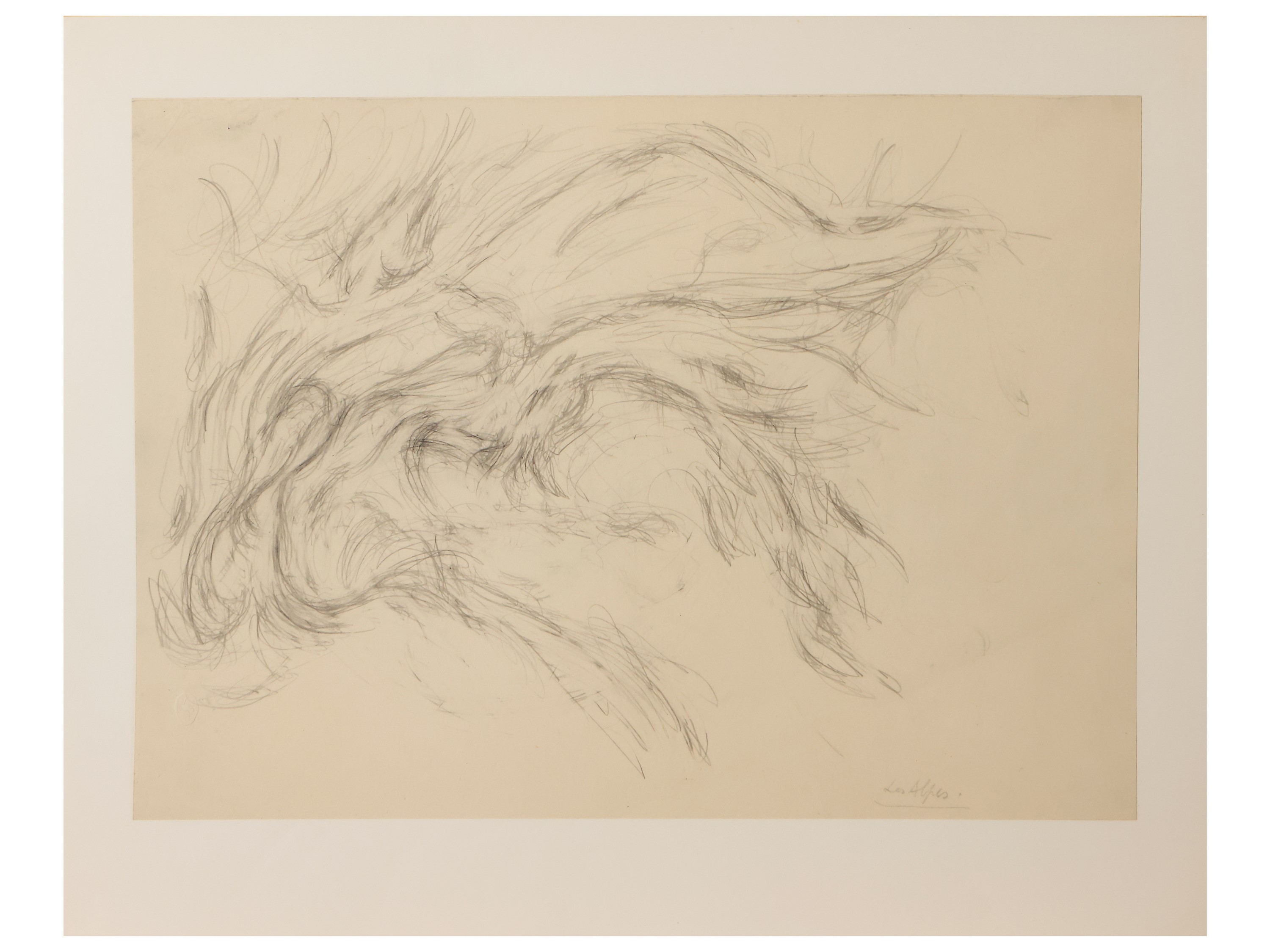 Da: Quarantacinque Disegni di Alberto Giacometti, Giulio Einaudi Editore, Torino, 1963