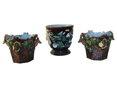 Tre Portavasi in Ceramica