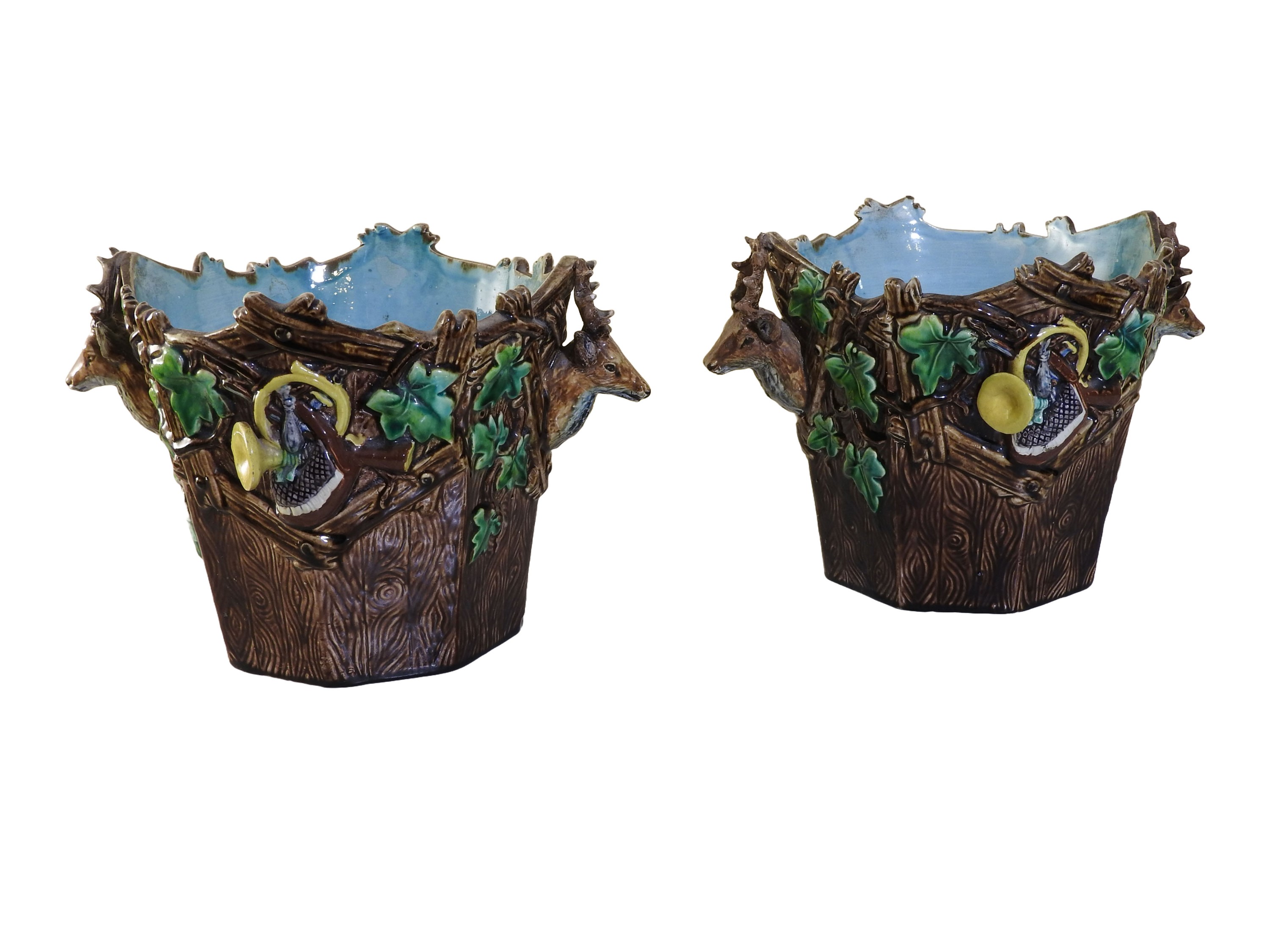 Tre Portavasi in Ceramica