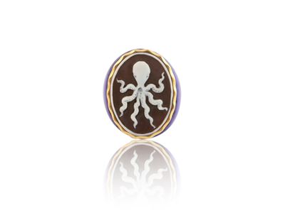Grande Anello con Cammeo Animalier