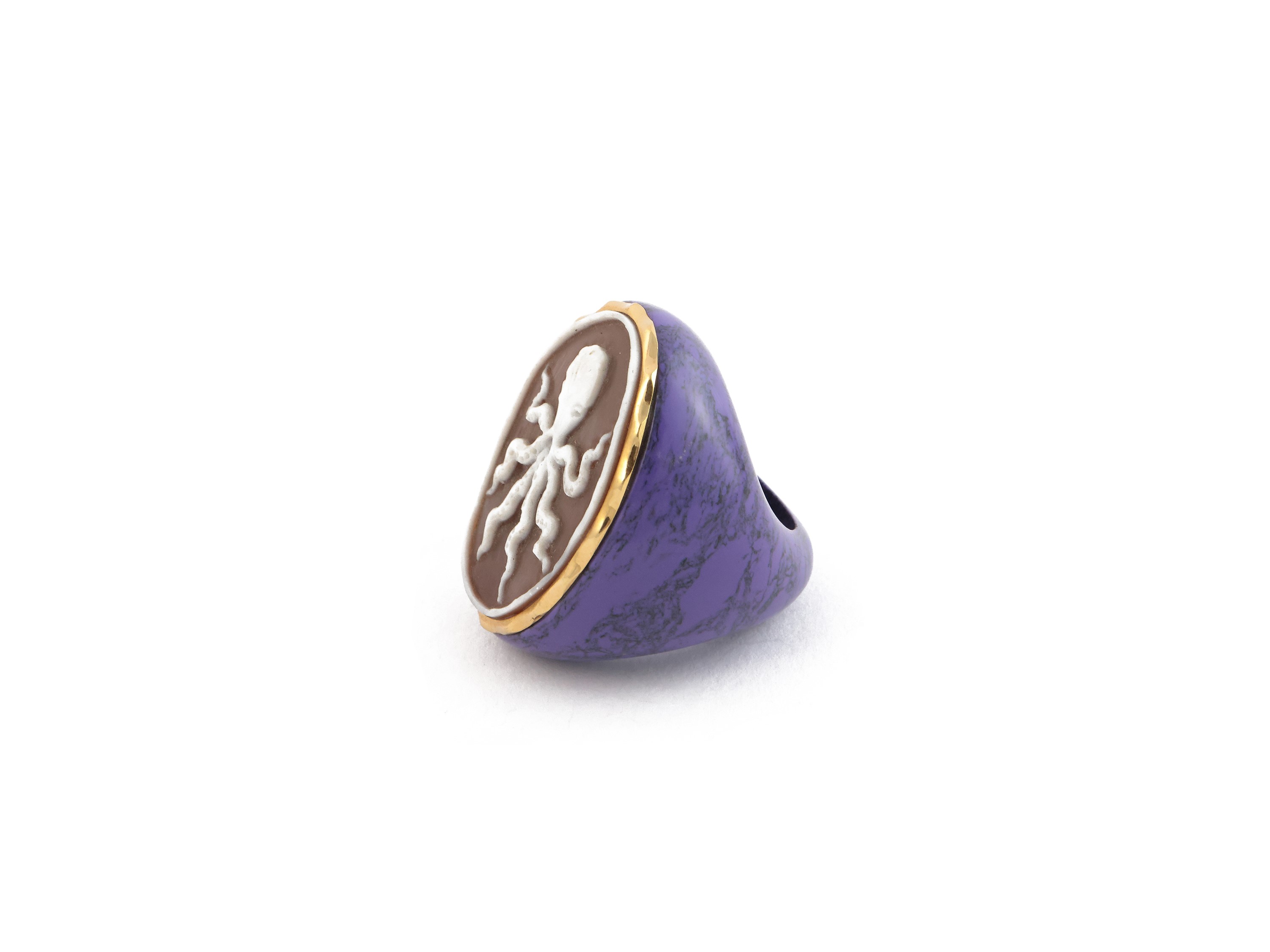 Grande Anello con Cammeo Animalier