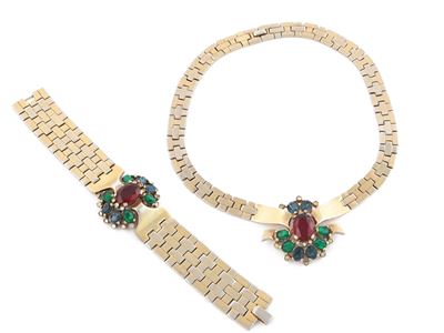 Trifari, Demi Parure in Trifarium Dorato
