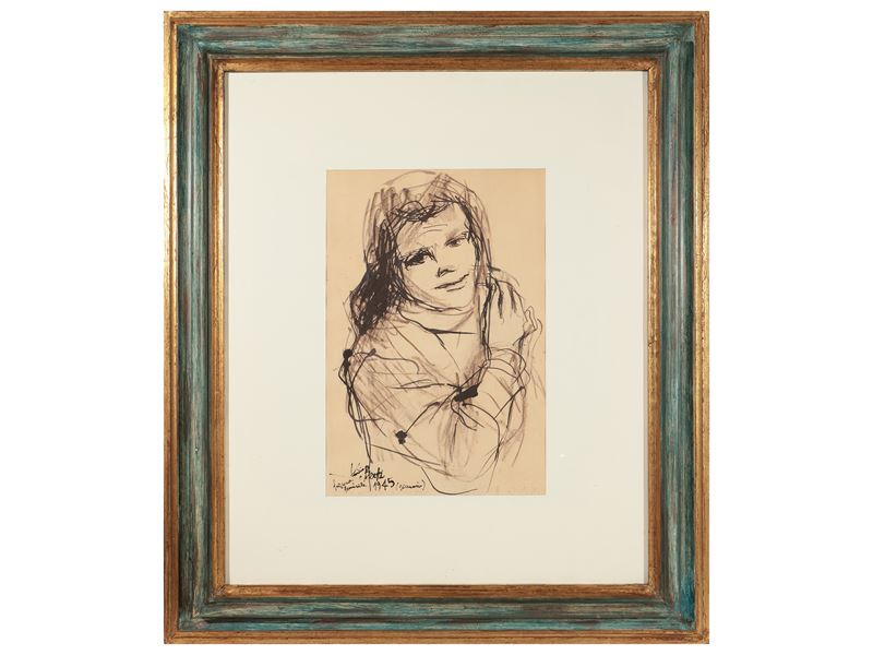 Vinicio Berti - Figura Femminile, Ritratto Double-face 1945