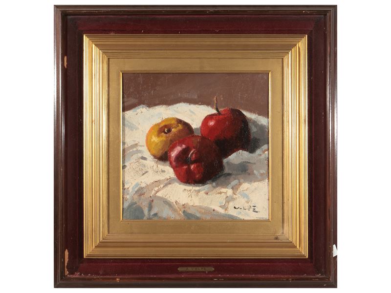 Angiolo Volpe - Natura Morta con Mele