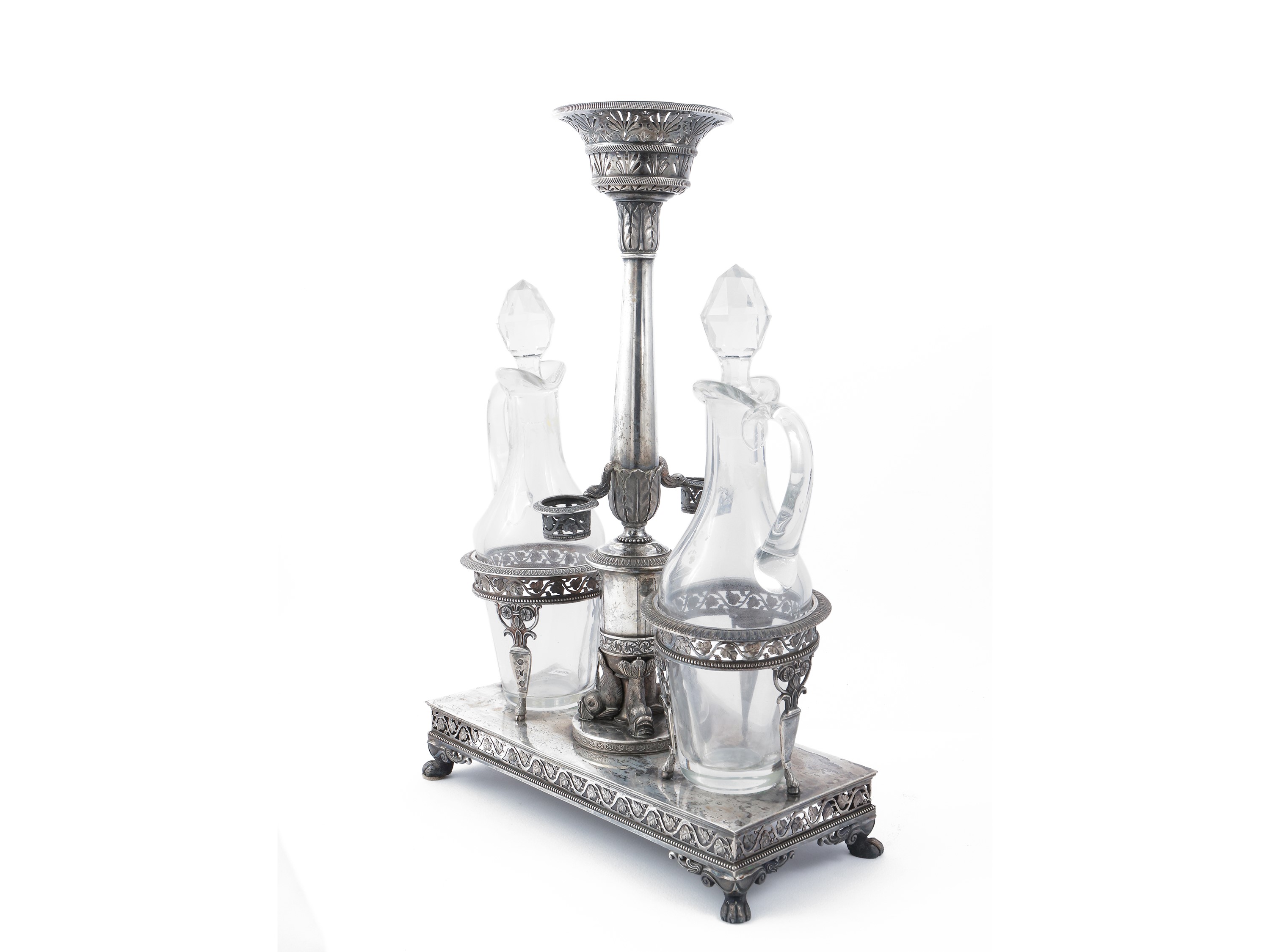 Grande oliera in argento, Regno Lombardo Veneto