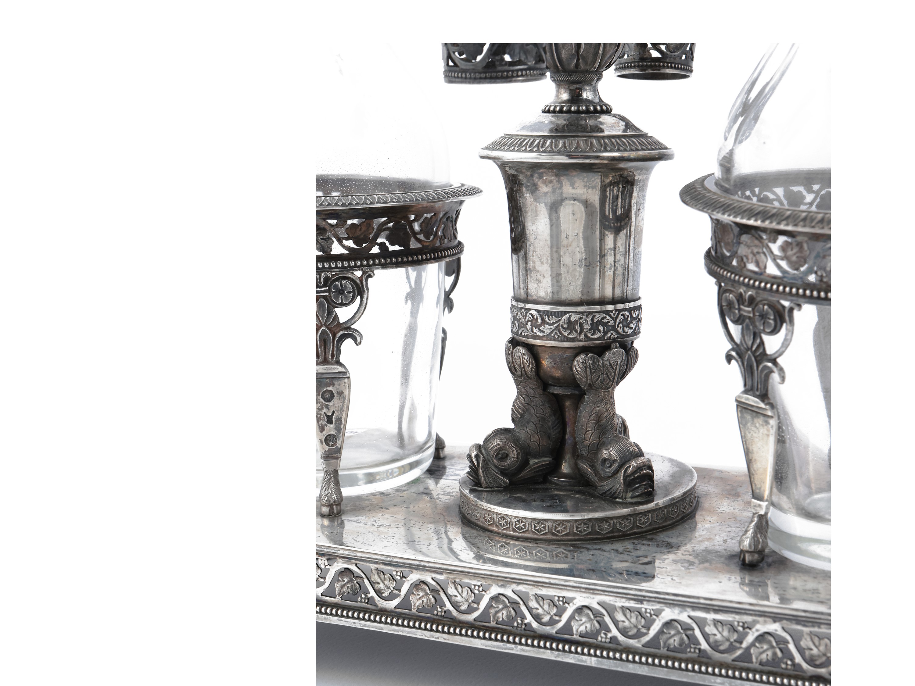 Grande oliera in argento, Regno Lombardo Veneto