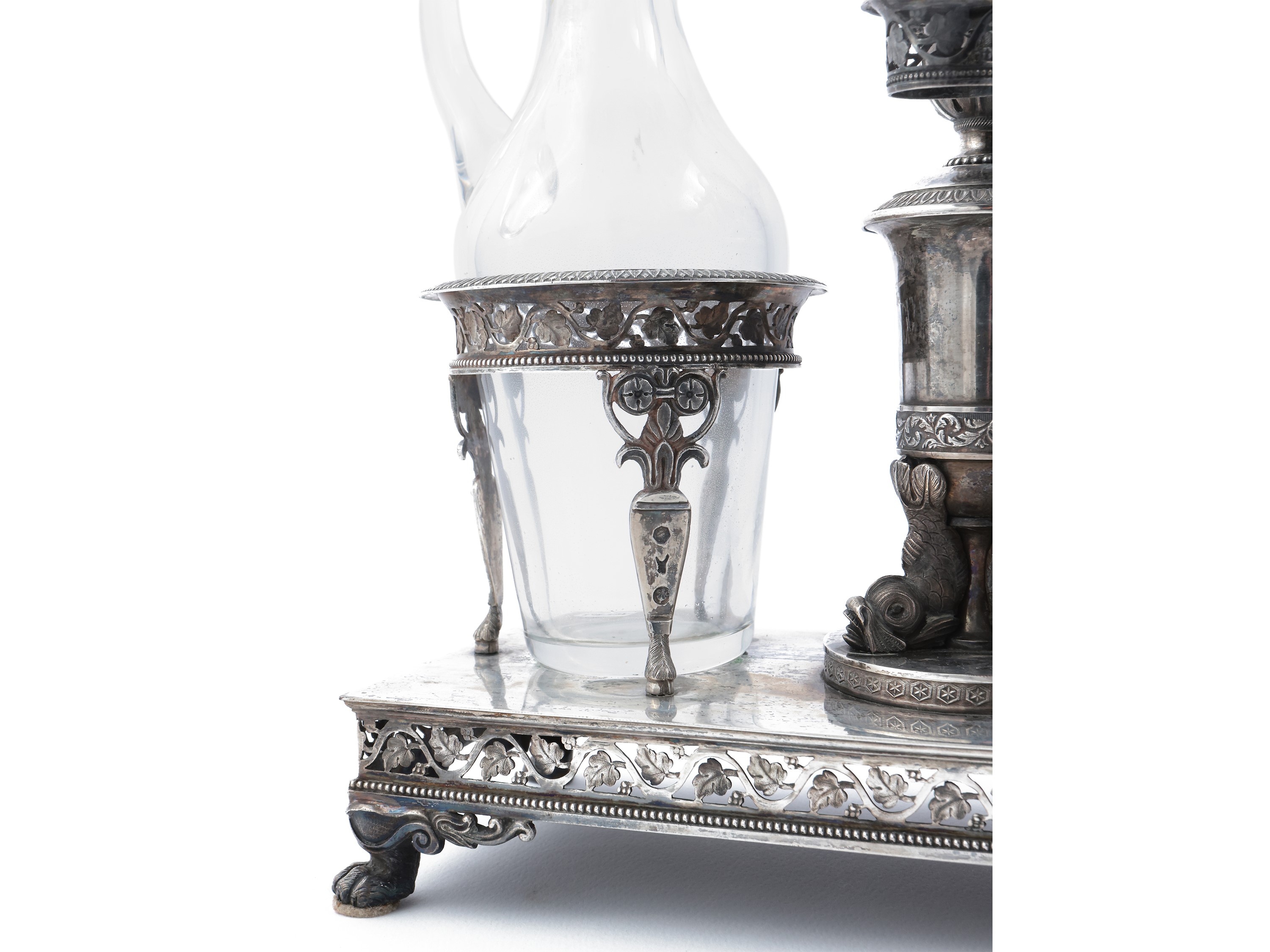 Grande oliera in argento, Regno Lombardo Veneto