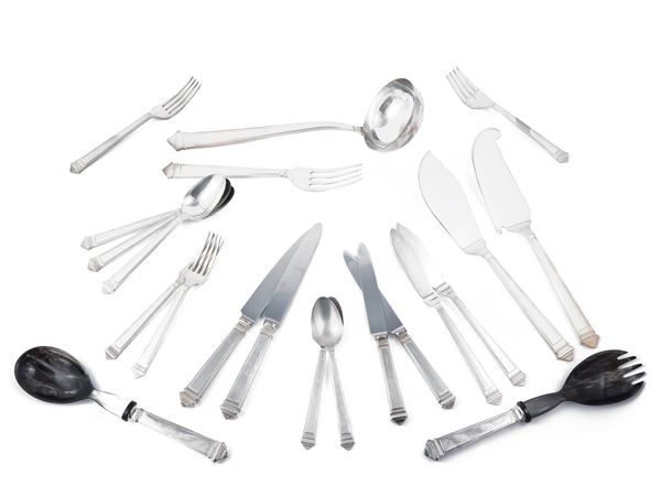 Servizio di posate in argento sterling 925/1000