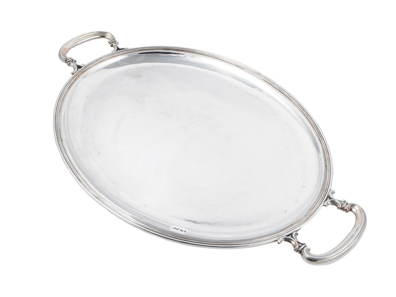 Guantiera Ovale in Argento