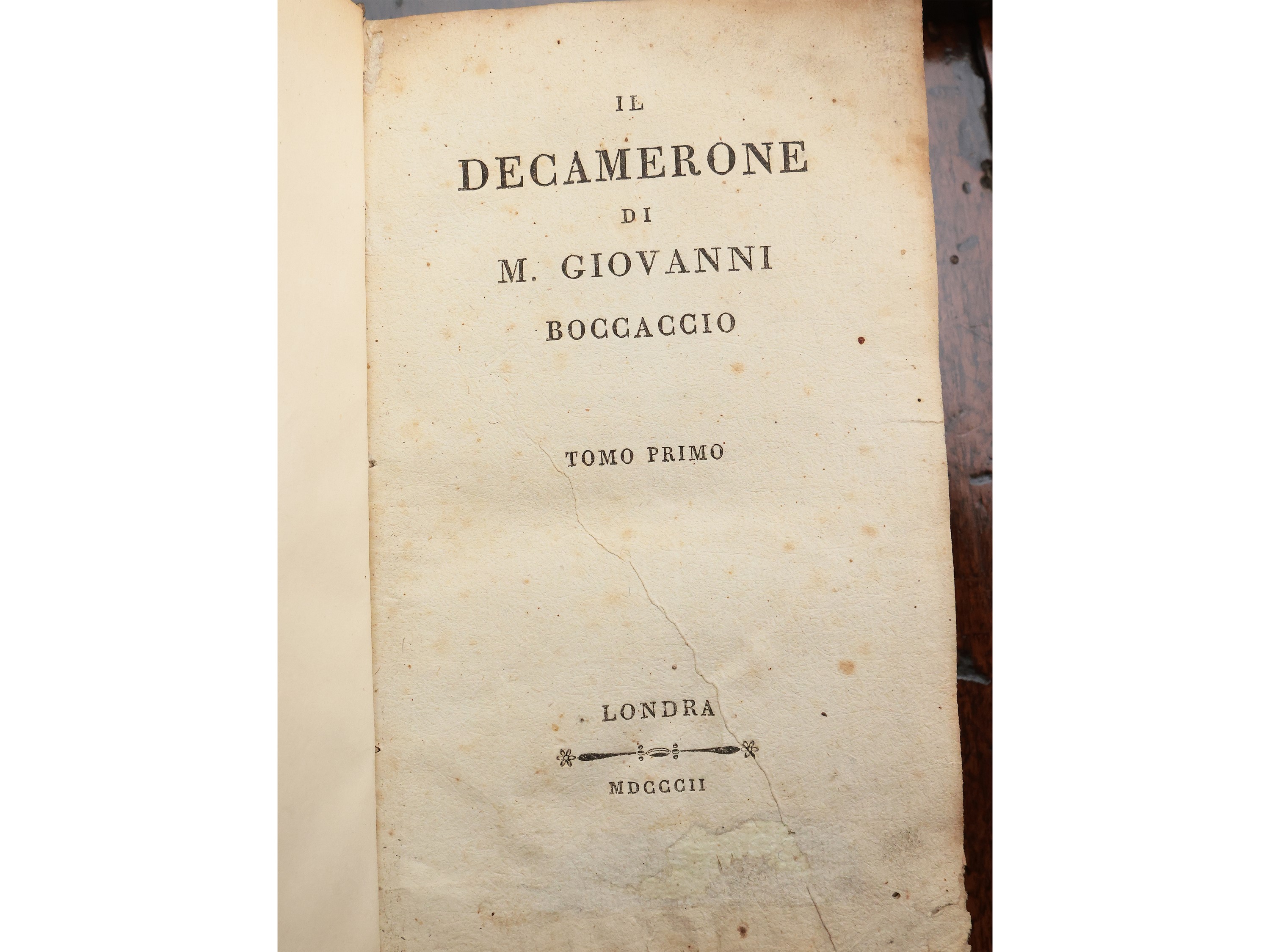 Il Decamerone di M. Giovanni Boccaccio