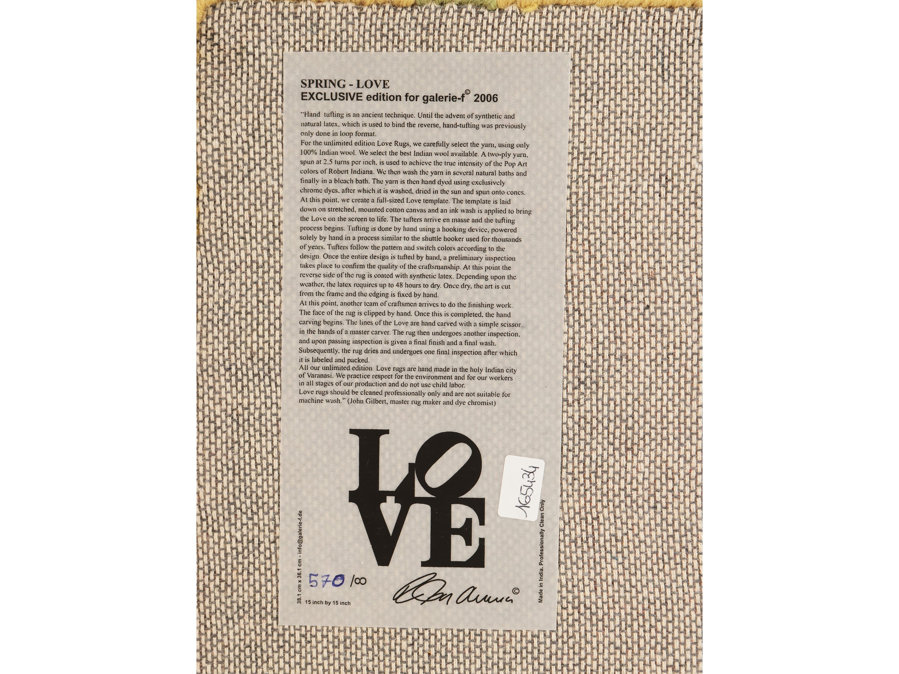Robert Indiana - Spring - Love 2006