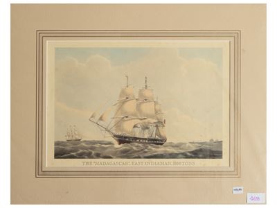 The "madagascar" East Indiaman, 1000 Tons