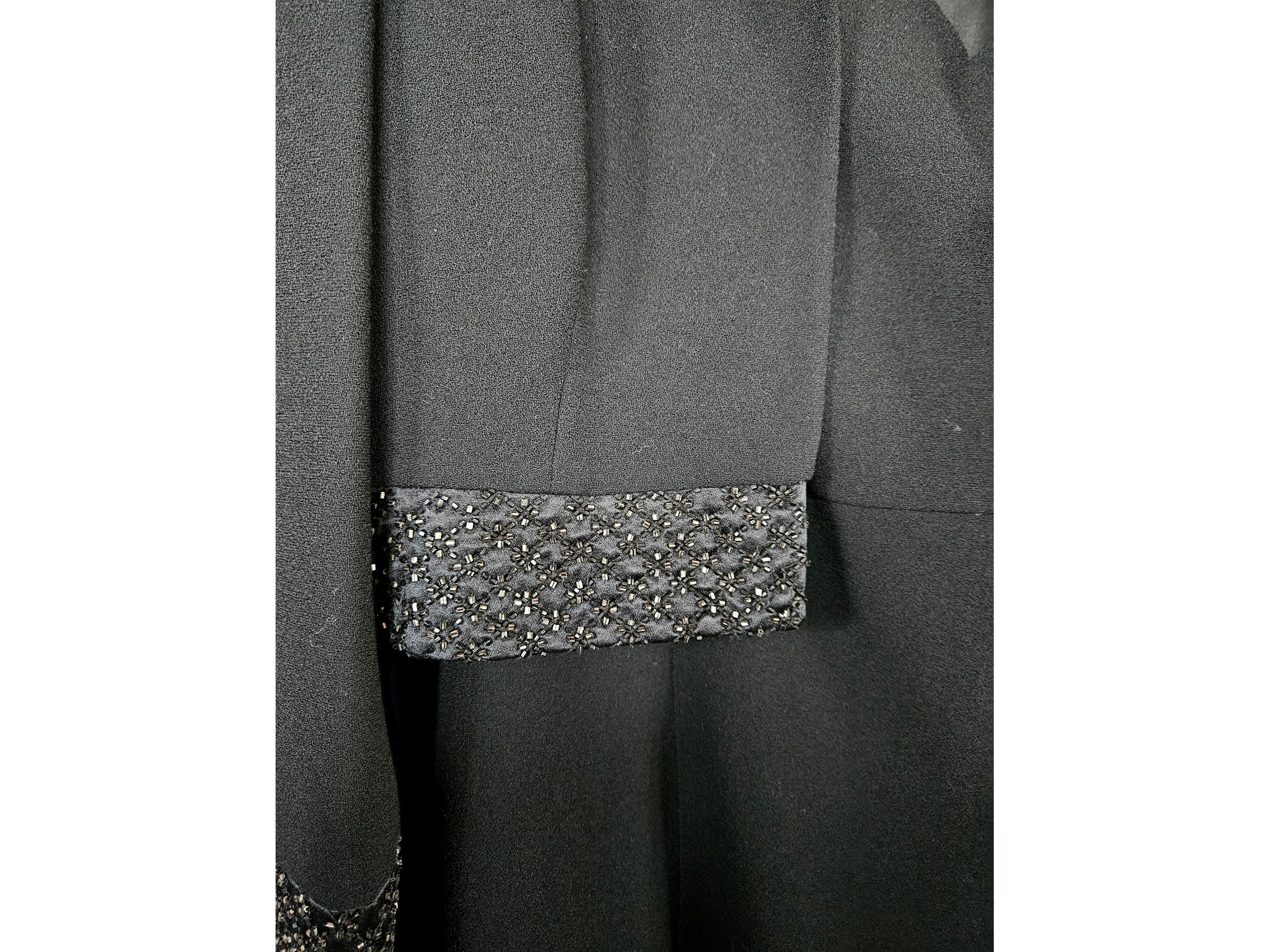 Escada, Abito da sera in lana nero