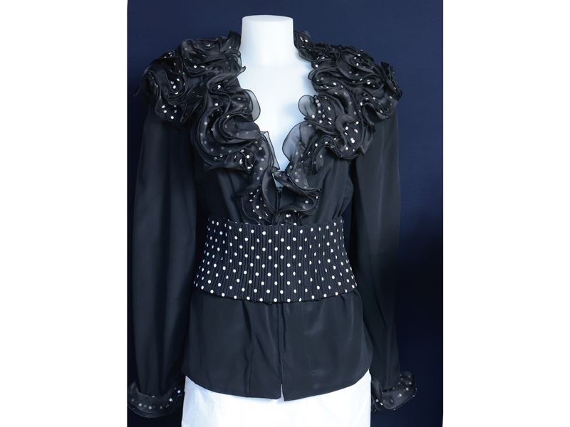 Giulia Carla Cecchi, Camicia in seta nera