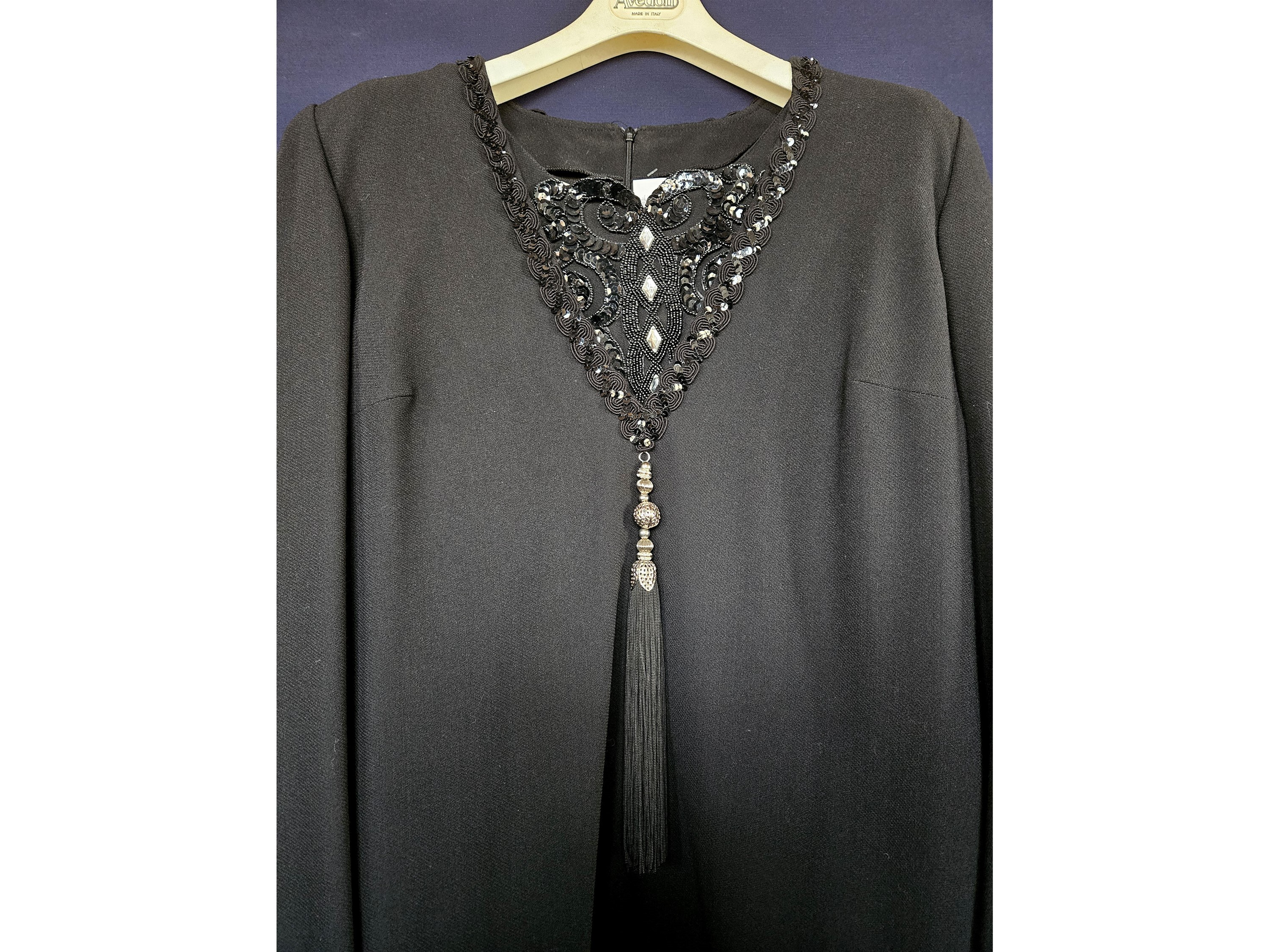 Avedom, Abito da sera in lana nero