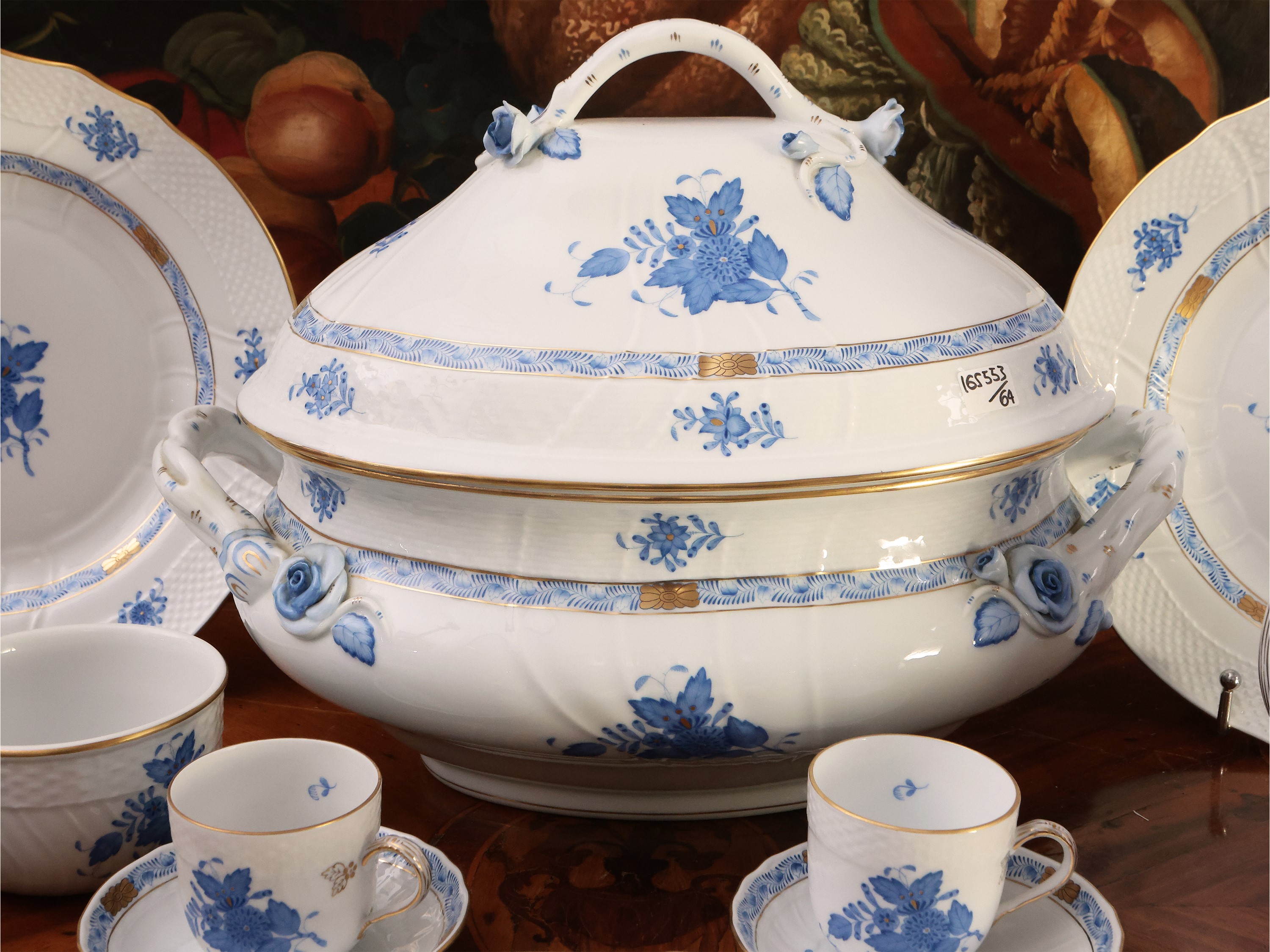 Servizio di piatti in porcellana, Indian Basket, Herend