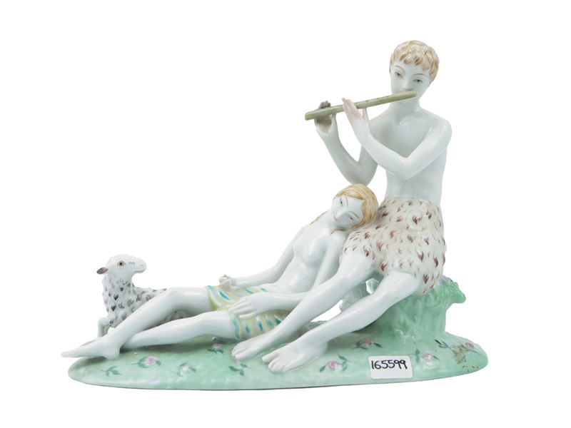 Gruppo in porcellana, manifattura Augarten