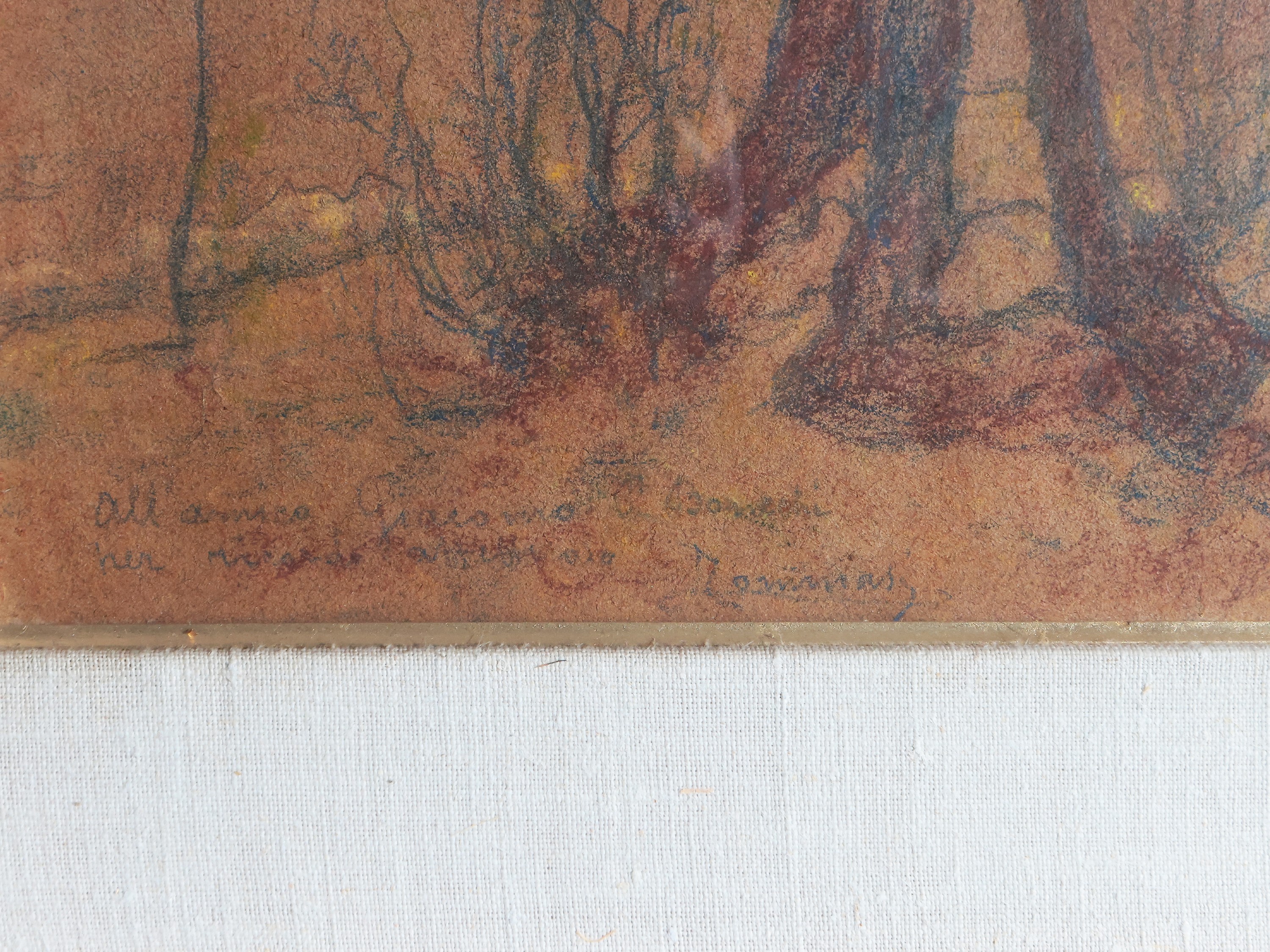 Ludovico Tommasi - Paesaggio con Alberi